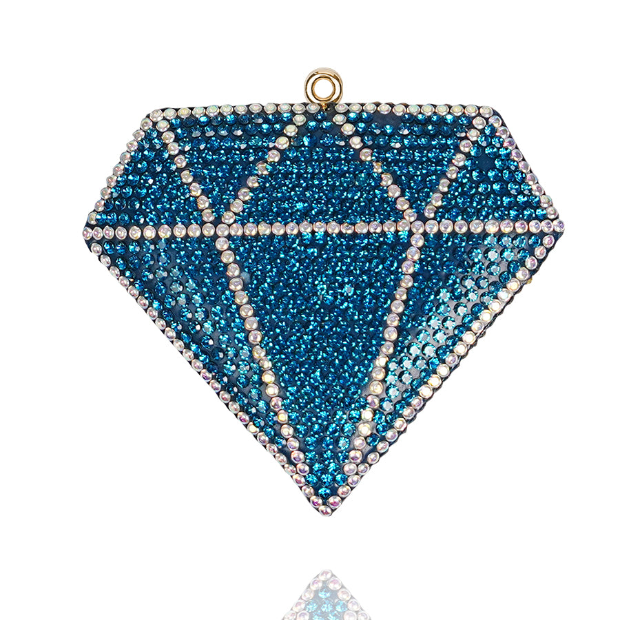 Diamond crystal accessories, exquisite three-dimensional diamond setting, diamond shaped accessories, clothing accessories, three-dimensional diamonds
