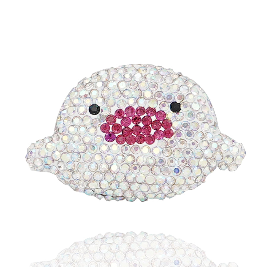 Half Water Diamond Chicken Pendant - DIY Cute Chicken, Suitable for Phone Cases, Wall Decorations, and Fashion Accessories Sparkling Chicken Pendant - Handmade Resin and Crystal Decorations for Crafts, Jewelry, and Home Decors