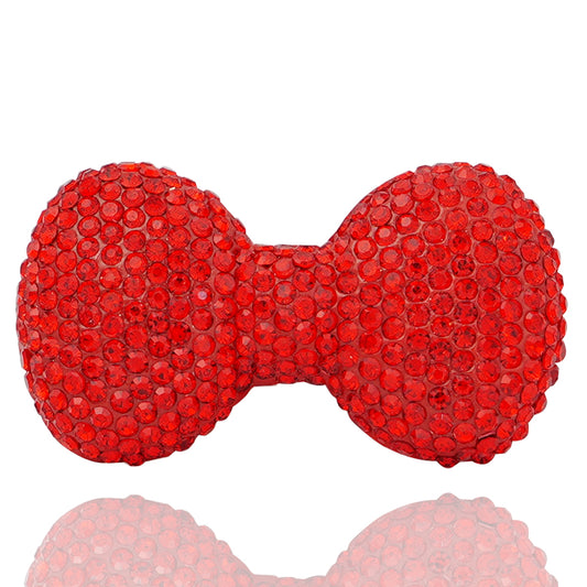 DIY decorations for semi rhinestone bow phone cases, wall decorations, and fashion accessories (in various styles) Sparkling Bow - Handmade Resin and Crystal Decoration, Suitable for Crafts, Jewelry, and Home Decor