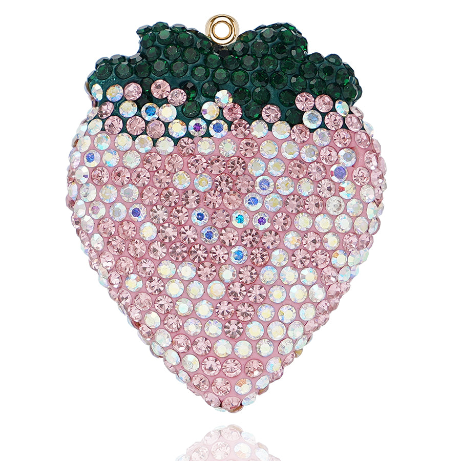 Creative Crystal 3D Strawberry Shape DIY Cute Water Diamond New Fruit Resin Stationery Accessories