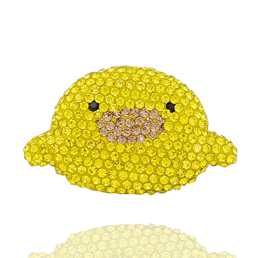 Half Water Diamond Chicken Pendant - DIY Cute Chicken, Suitable for Phone Cases, Wall Decorations, and Fashion Accessories Sparkling Chicken Pendant - Handmade Resin and Crystal Decorations for Crafts, Jewelry, and Home Decors