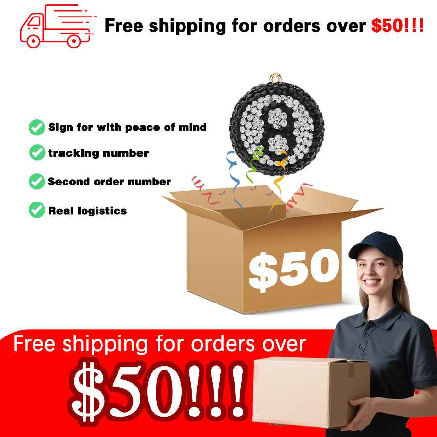 No.8 Black Old Eight Exquisite Mini Water Diamond Black Spherical Accessory Inlaid Water Diamond Crystal Accessory Billiards Enthusiast Billiards No.8 Accessory