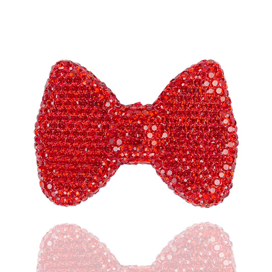 Exquisite diamond studded bow accessories, clothing accessories, three-dimensional bow accessories, crystal rhinestones