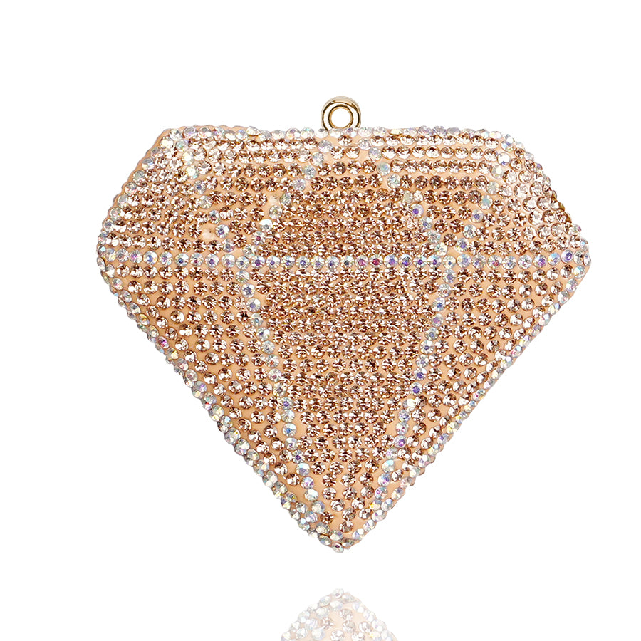 Diamond crystal accessories, exquisite three-dimensional diamond setting, diamond shaped accessories, clothing accessories, three-dimensional diamonds