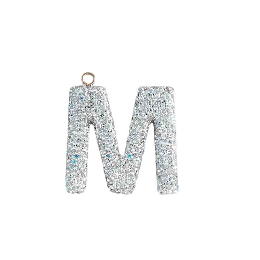 26 letter accessories elegant crystal letter accessories rhinestones exquisite accessories decoration