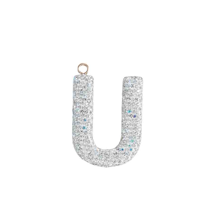 26 letter accessories elegant crystal letter accessories rhinestones exquisite accessories decoration