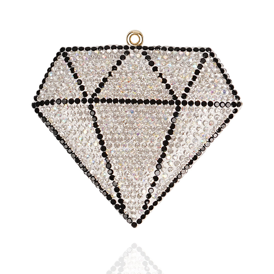 Diamond crystal accessories, exquisite three-dimensional diamond setting, diamond shaped accessories, clothing accessories, three-dimensional diamonds