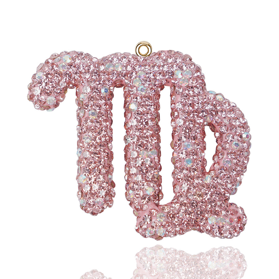 Constellation 12 Pink Water Diamond Constellation Accessories Exquisite Three Dimensional Diamond Set Accessories DIY Decorative Crystal Accessories Water Diamond