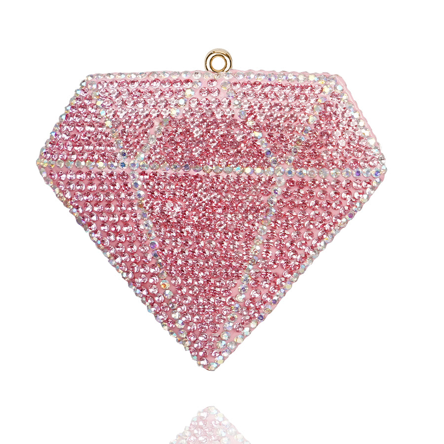 Diamond crystal accessories, exquisite three-dimensional diamond setting, diamond shaped accessories, clothing accessories, three-dimensional diamonds