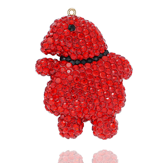 Cute Duck Accessories Crystal Roast Goose Shape Personalized Creative New Crystal Accessories Clothing Accessories