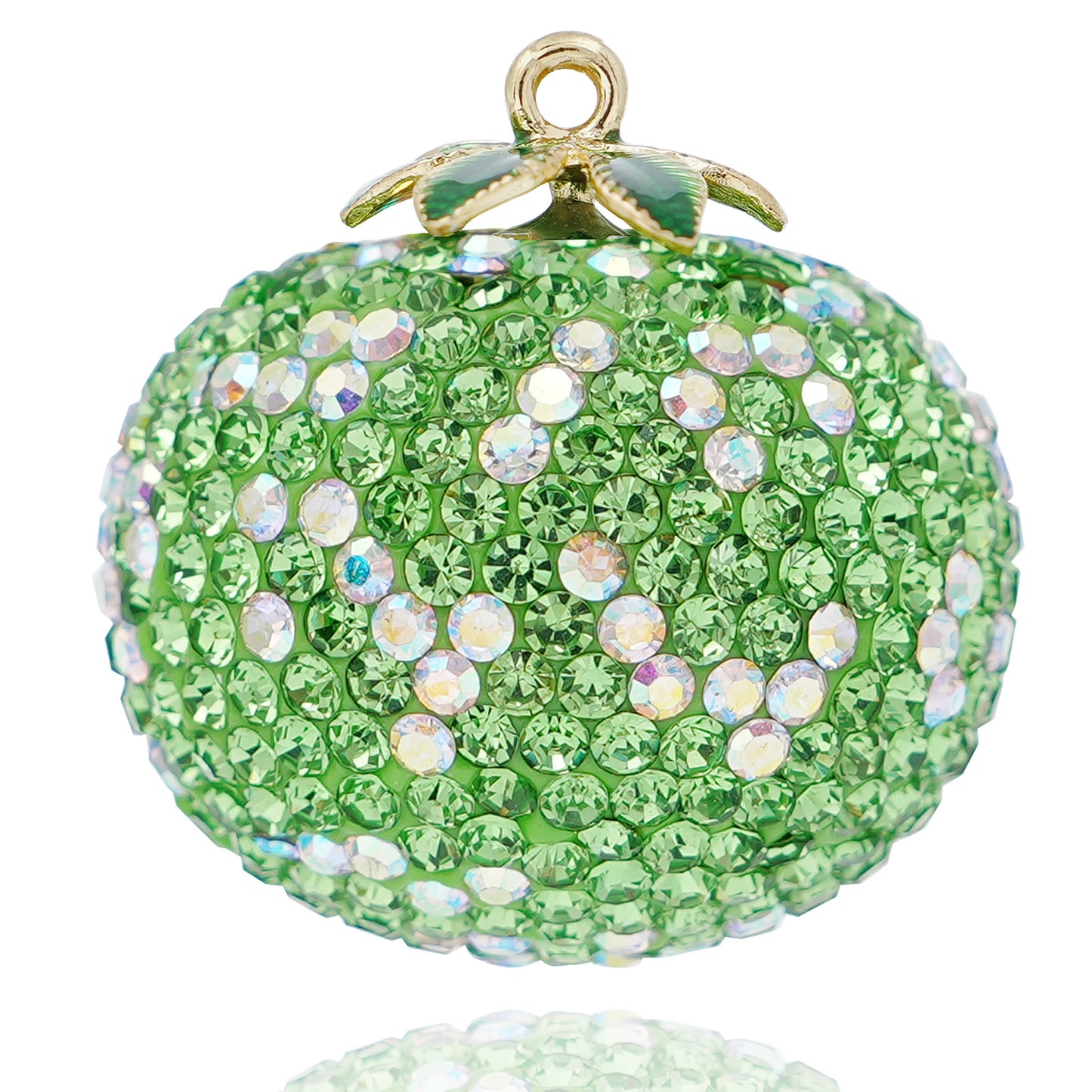 Crystal tomatoes, persimmons, fruit shaped jewelry, handmade DIY with rhinestones, decorative accessories materials, new high-end diamond jewelry DIY accessories