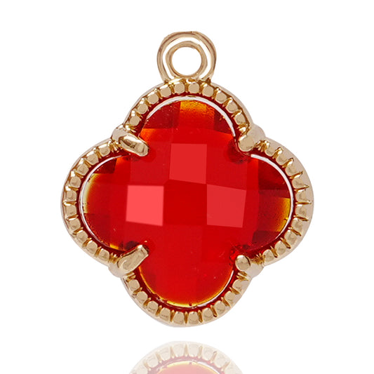 Gemstone alloy rhinestone crystal earrings accessories, necklace accessories, exquisite gemstone DIY solid color accessories, small and cute fashion accessories