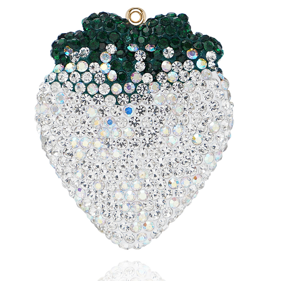 Creative Crystal 3D Strawberry Shape DIY Cute Water Diamond New Fruit Resin Stationery Accessories