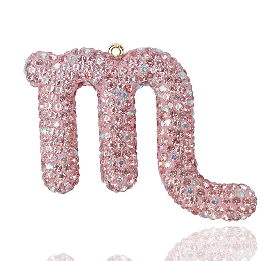 Constellation 12 Pink Water Diamond Constellation Accessories Exquisite Three Dimensional Diamond Set Accessories DIY Decorative Crystal Accessories Water Diamond