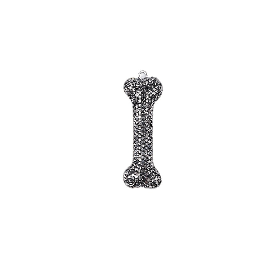 DIY three-dimensional bone shaped crystal accessories, exquisite rhinestone jewelry, DIY accessories for Halloween bone