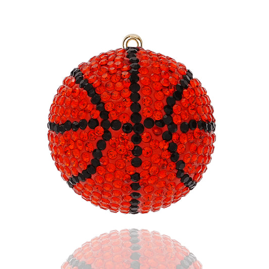 Basketball accessories, fan video accessories, car accessories, exquisite three-dimensional diamond inlaid basketball accessories, crystal rhinestone bag accessories