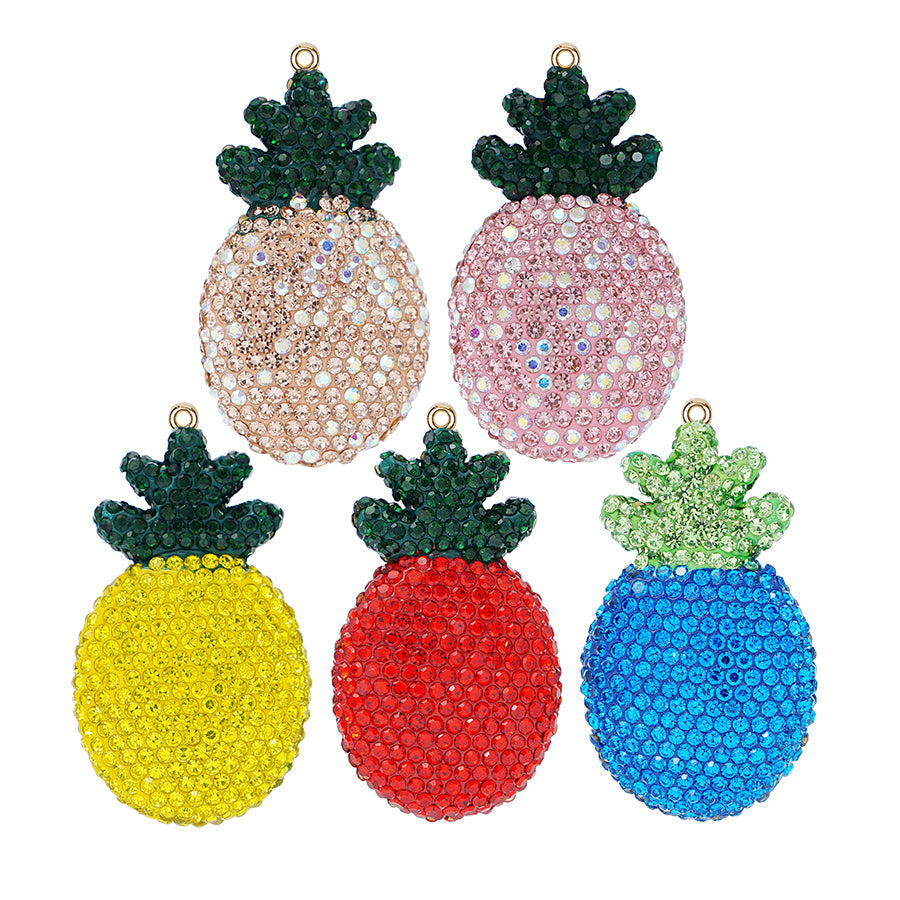 Creative crystals, multifunctional decorations, DIY fun fruit shaped accessories, pineapple and pineapple accessories