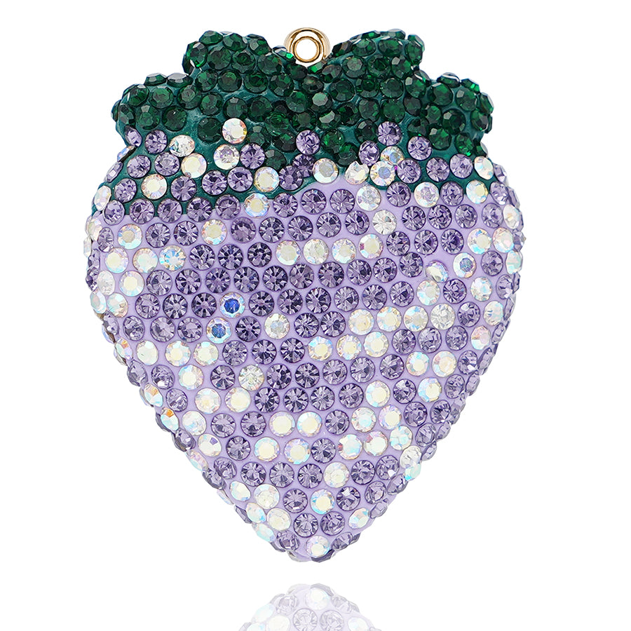 Creative Crystal 3D Strawberry Shape DIY Cute Water Diamond New Fruit Resin Stationery Accessories