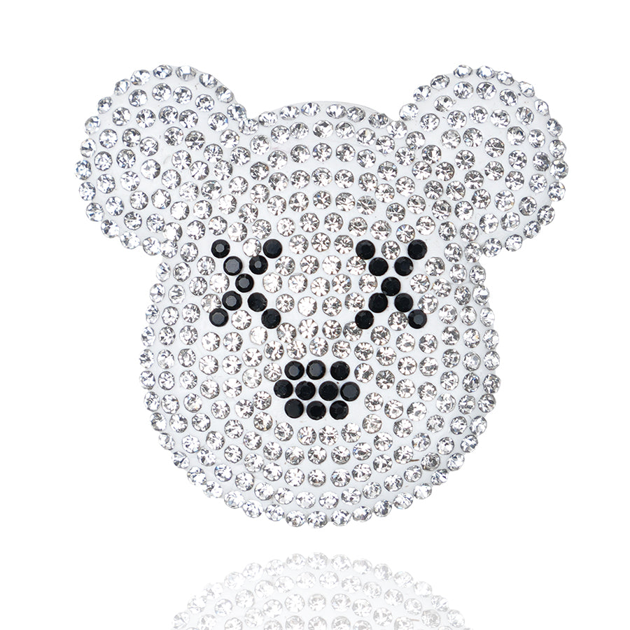Accessories Creative Half Face Bear Head Exquisite Diamond Jewelry Accessories DIY Fashion Accessories Phone Case Decoration