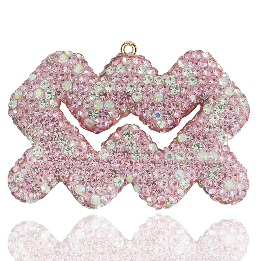 Constellation 12 Pink Water Diamond Constellation Accessories Exquisite Three Dimensional Diamond Set Accessories DIY Decorative Crystal Accessories Water Diamond