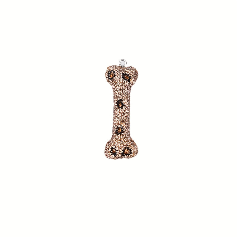 DIY three-dimensional bone shaped crystal accessories, exquisite rhinestone jewelry, DIY accessories for Halloween bone