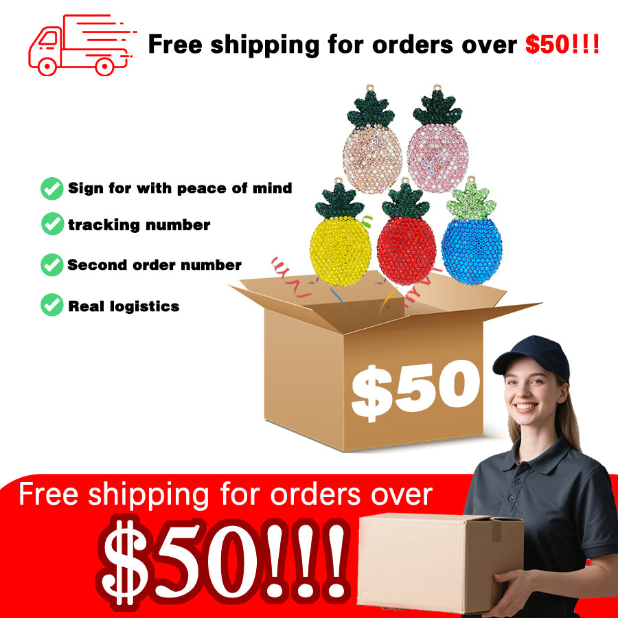 Creative crystals, multifunctional decorations, DIY fun fruit shaped accessories, pineapple and pineapple accessories