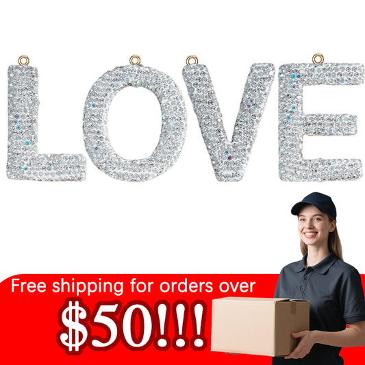 26 letter accessories elegant crystal letter accessories rhinestones exquisite accessories decoration