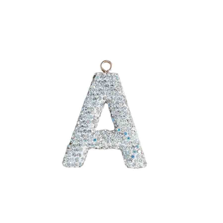26 letter accessories elegant crystal letter accessories rhinestones exquisite accessories decoration
