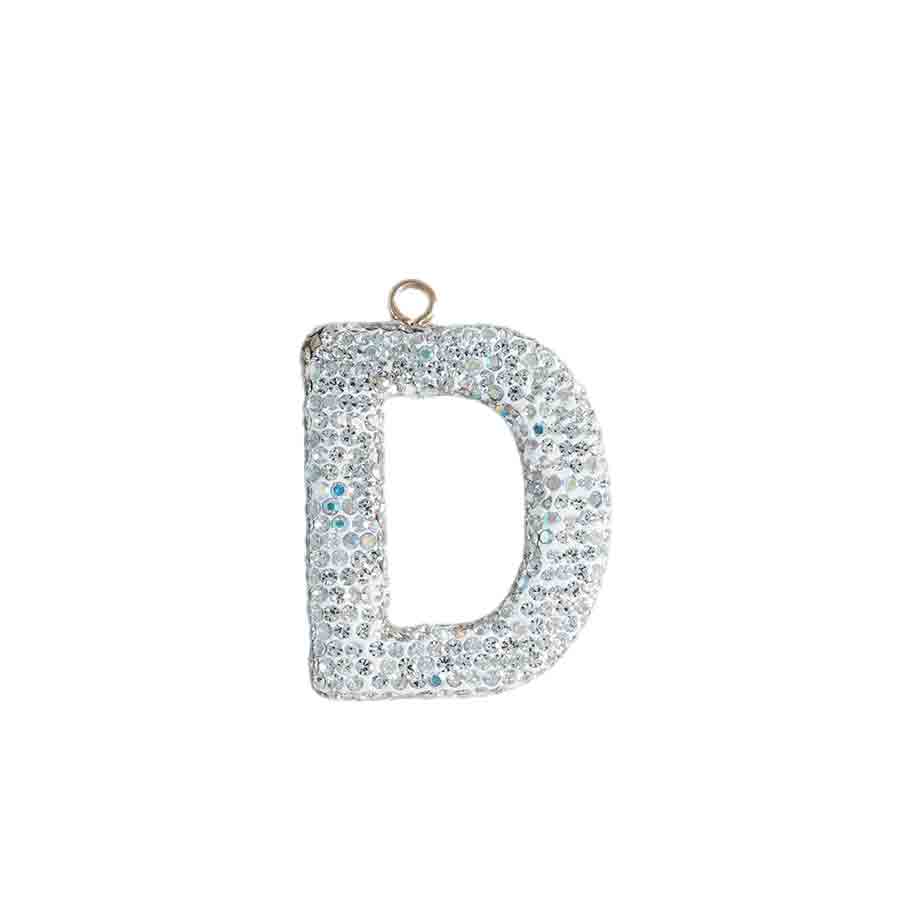 26 letter accessories elegant crystal letter accessories rhinestones exquisite accessories decoration
