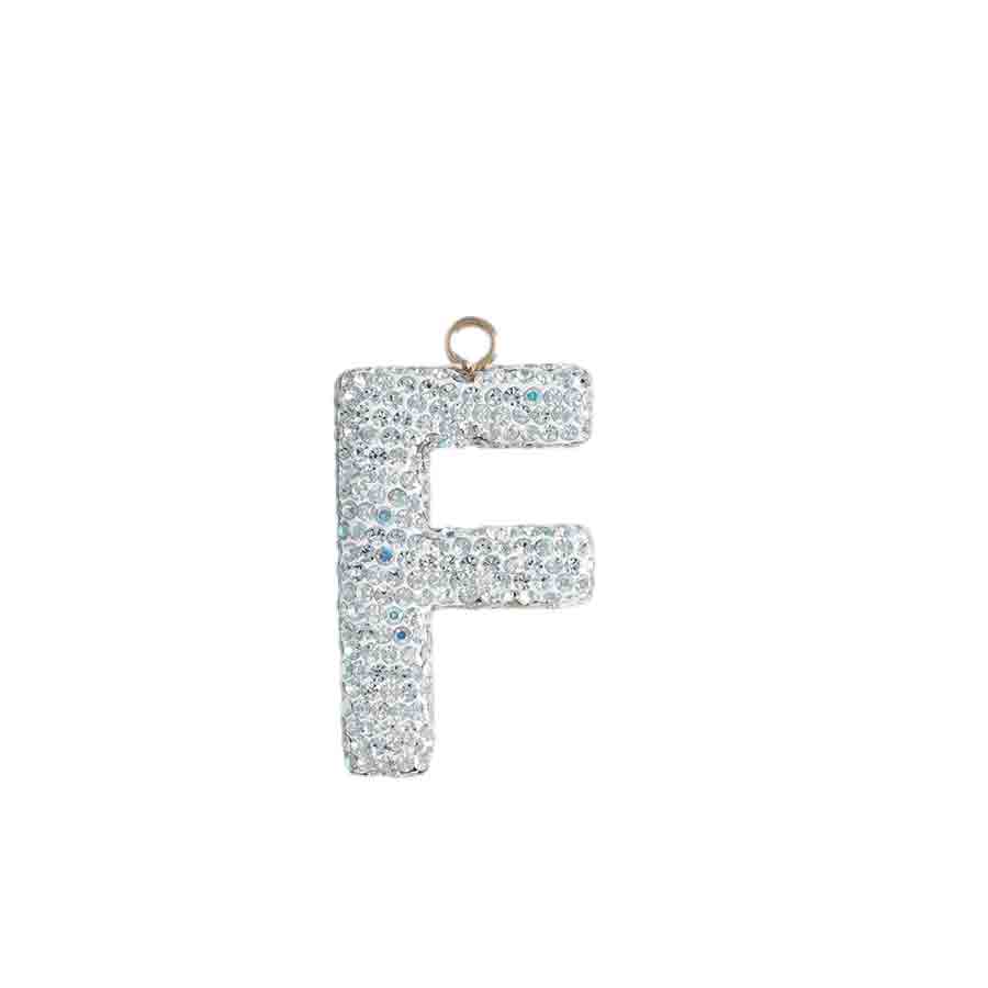 26 letter accessories elegant crystal letter accessories rhinestones exquisite accessories decoration