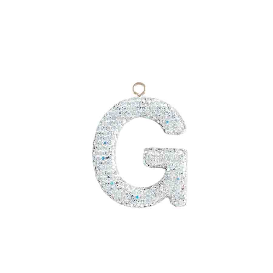 26 letter accessories elegant crystal letter accessories rhinestones exquisite accessories decoration