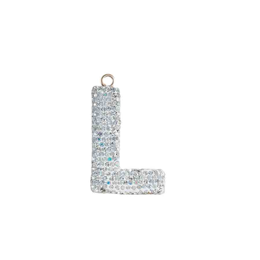26 letter accessories elegant crystal letter accessories rhinestones exquisite accessories decoration