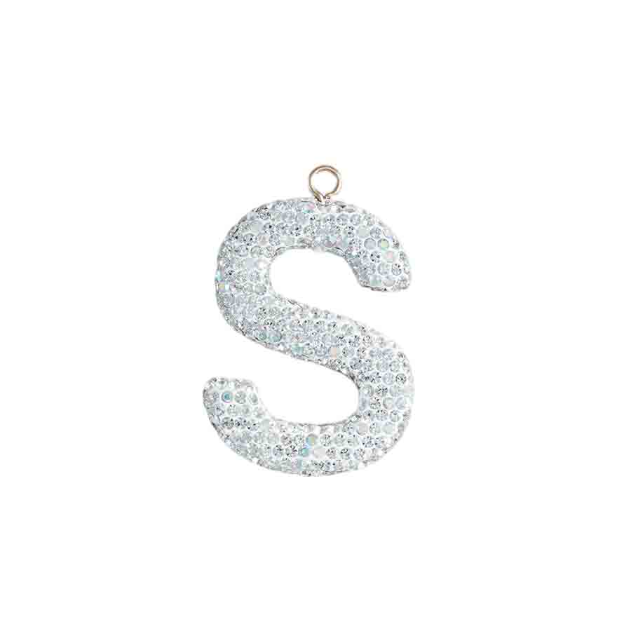 26 letter accessories elegant crystal letter accessories rhinestones exquisite accessories decoration