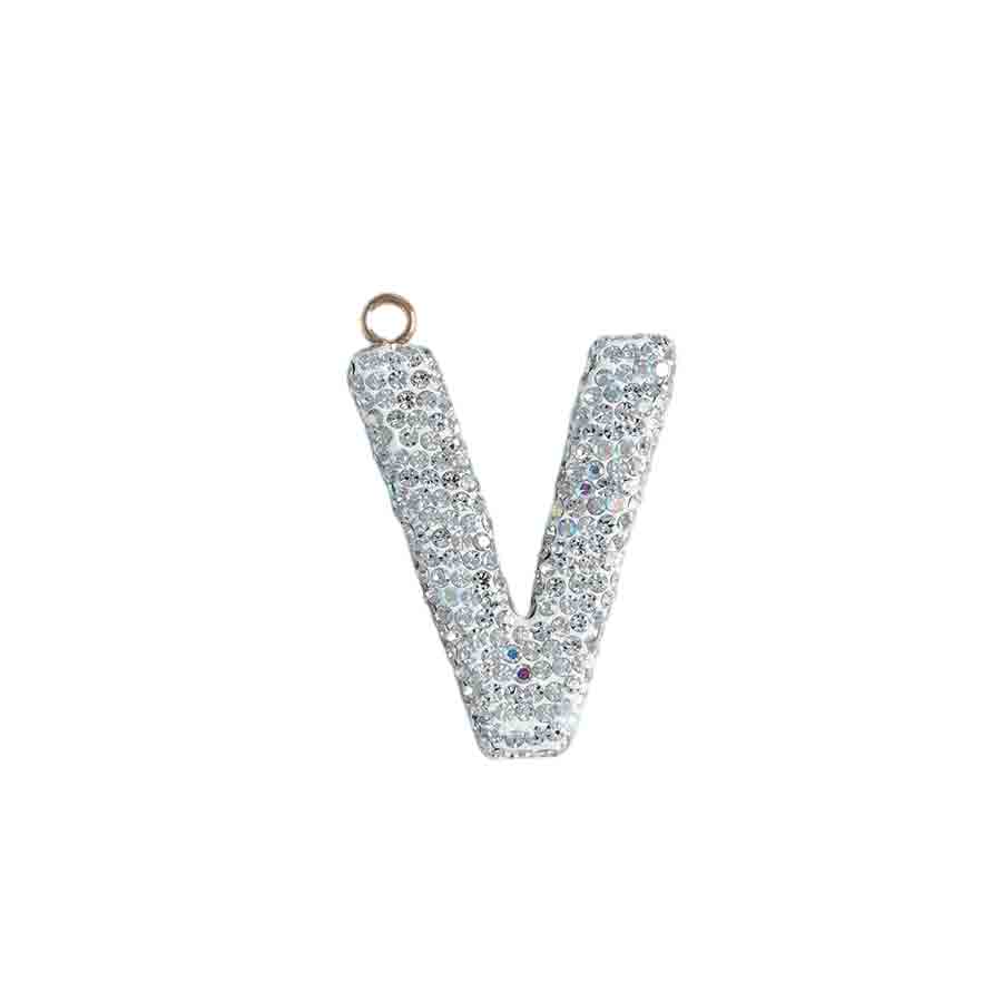 26 letter accessories elegant crystal letter accessories rhinestones exquisite accessories decoration
