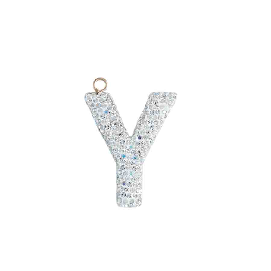 26 letter accessories elegant crystal letter accessories rhinestones exquisite accessories decoration