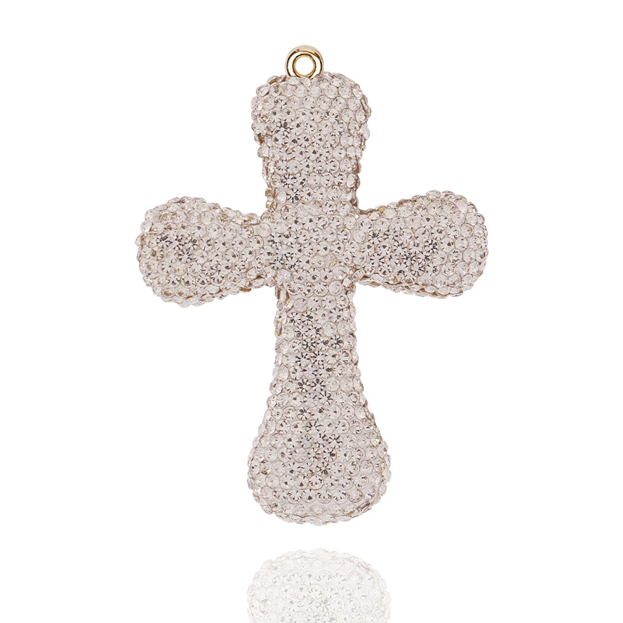 Lucky Talisman Cross Exquisite 3D Diamond Cross Accessories Clothing Accessories Crystal Accessories Decoration