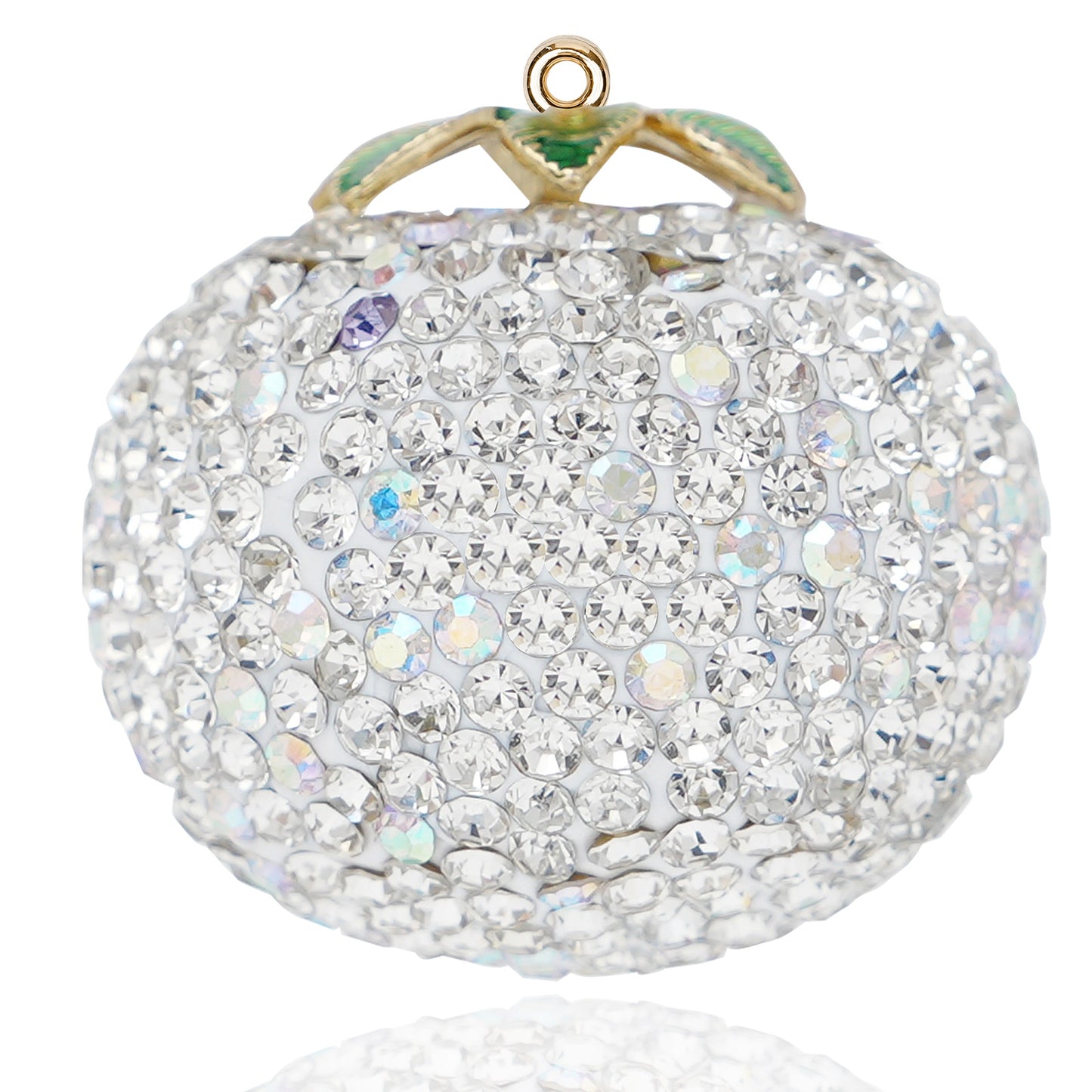 Crystal tomatoes, persimmons, fruit shaped jewelry, handmade DIY with rhinestones, decorative accessories materials, new high-end diamond jewelry DIY accessories
