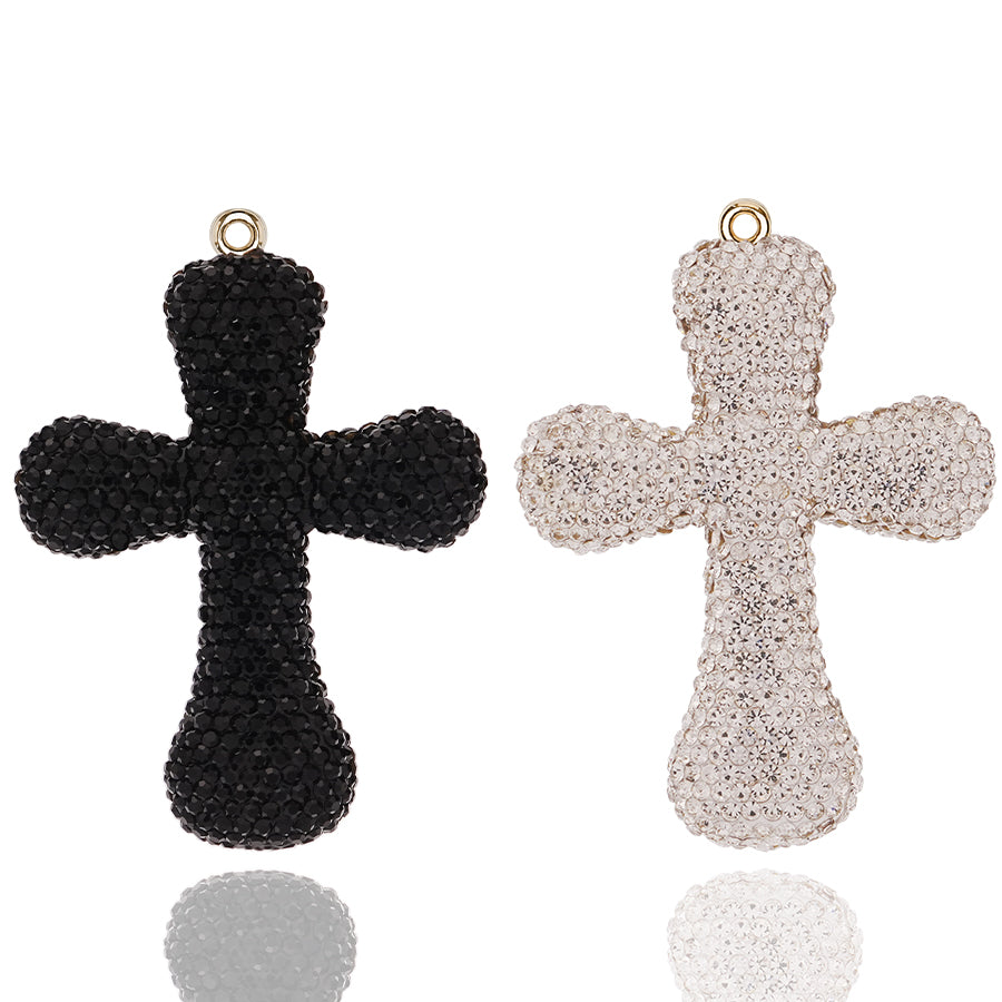 Lucky Talisman Cross Exquisite 3D Diamond Cross Accessories Clothing Accessories Crystal Accessories Decoration