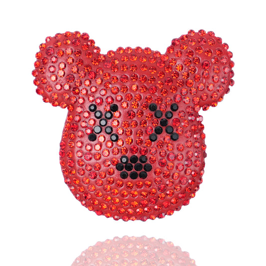Accessories Creative Half Face Bear Head Exquisite Diamond Jewelry Accessories DIY Fashion Accessories Phone Case Decoration
