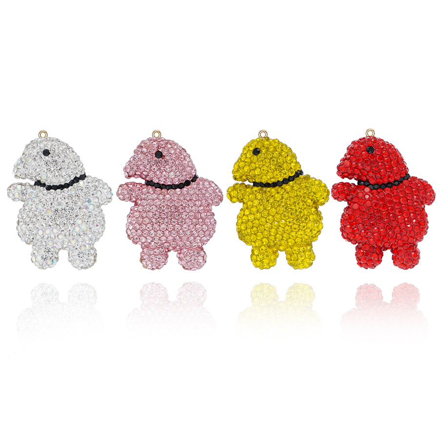 Cute Duck Accessories Crystal Roast Goose Shape Personalized Creative New Crystal Accessories Clothing Accessories