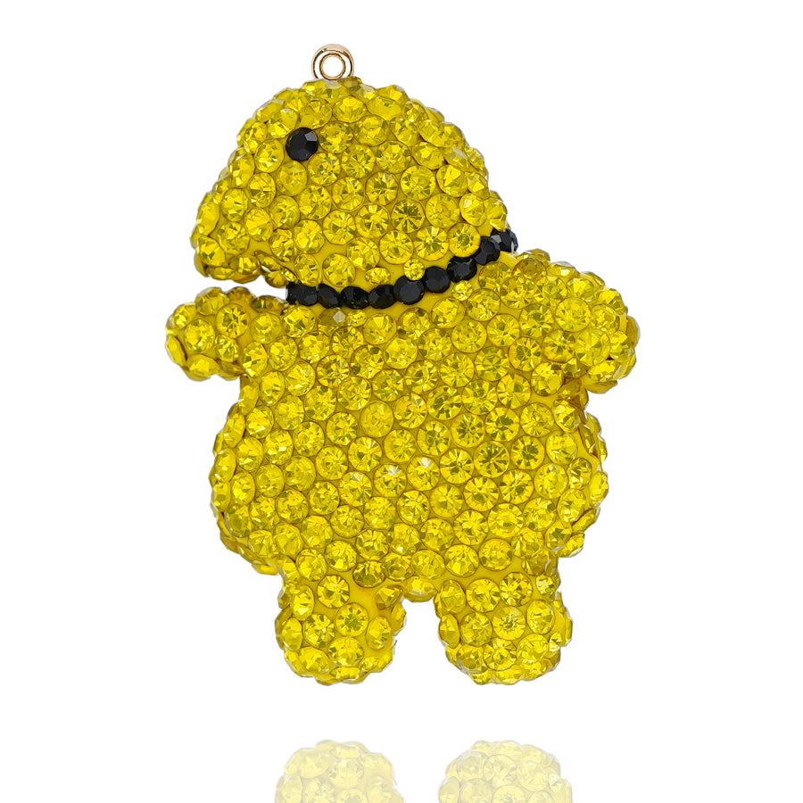 Cute Duck Accessories Crystal Roast Goose Shape Personalized Creative New Crystal Accessories Clothing Accessories