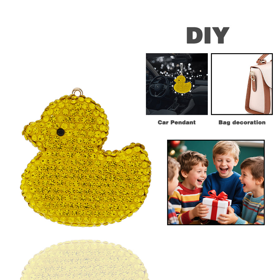 Crystal Duck Accessories Jewelry Full Diamond Exquisite Little Duck Accessories DIY Diamond Set Jewelry