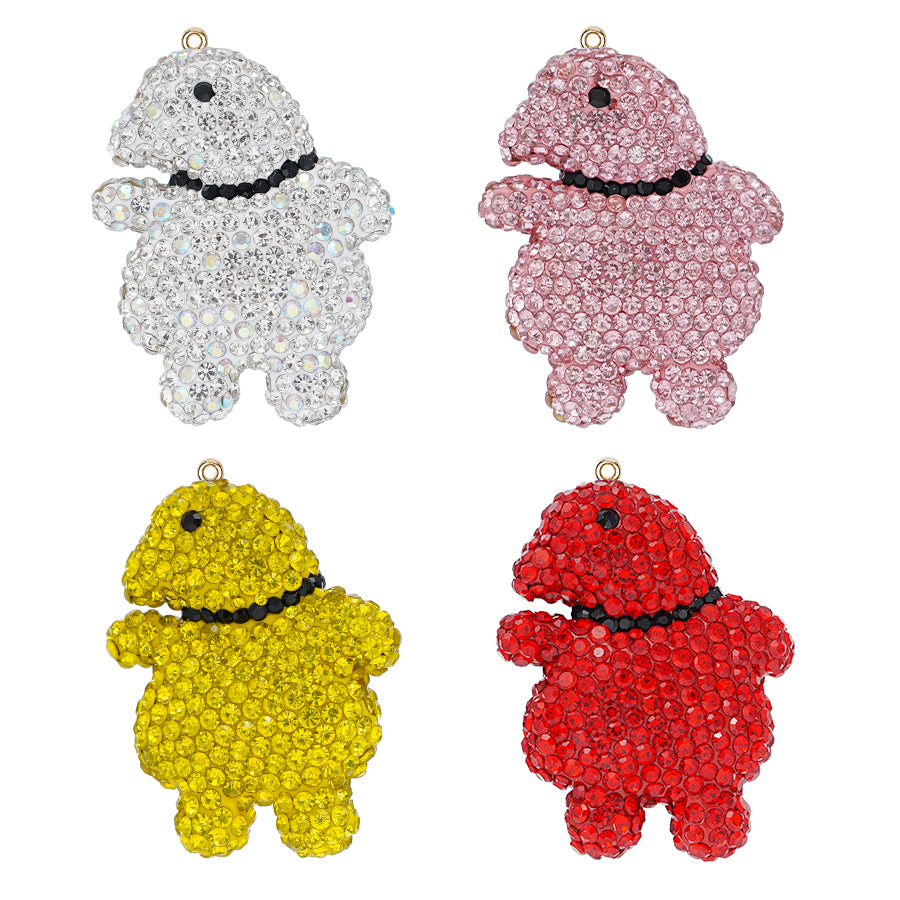 Cute Duck Accessories Crystal Roast Goose Shape Personalized Creative New Crystal Accessories Clothing Accessories